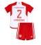 Strój piłkarski Bayern Munich Dayot Upamecano #2 Koszulka Podstawowej dziecięce 2023-24 Krótki Rękaw (+ Krótkie spodenki)