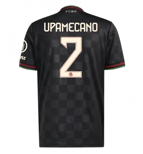 Strój piłkarski Bayern Munich Dayot Upamecano #2 Koszulka Trzeciej 2025-26 Krótki Rękaw Strój piłkarski Bayern Munich Dayot Upamecano #2 Koszulka Trzeciej 2025-26 Krótki Rękaw