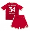 Strój piłkarski Bayern Munich Ismael Saibari #34 Koszulka Podstawowej dziecięce 2026-27 Krótki Rękaw (+ Krótkie spodenki)