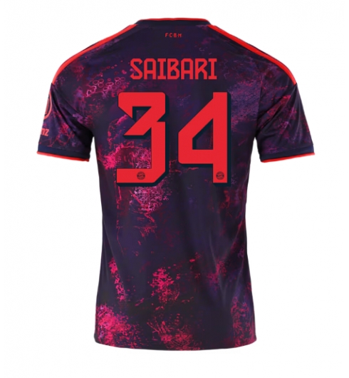 Strój piłkarski Bayern Munich Ismael Saibari #34 Koszulka Trzeciej 2026-27 Krótki Rękaw Strój piłkarski Bayern Munich Ismael Saibari #34 Koszulka Trzeciej 2026-27 Krótki Rękaw