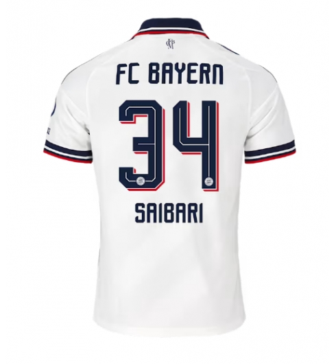 Strój piłkarski Bayern Munich Ismael Saibari #34 Koszulka Wyjazdowej 2026-27 Krótki Rękaw Strój piłkarski Bayern Munich Ismael Saibari #34 Koszulka Wyjazdowej 2026-27 Krótki Rękaw