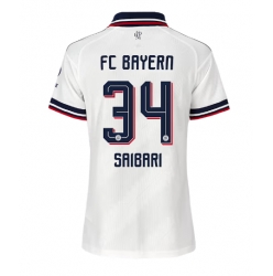 Strój piłkarski Bayern Munich Ismael Saibari #34 Koszulka Wyjazdowej damskie 2026-27 Krótki Rękaw