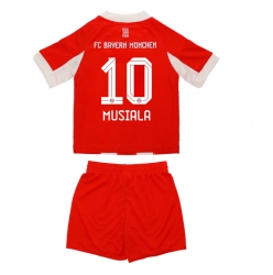Strój piłkarski Bayern Munich Jamal Musiala #10 Koszulka Podstawowej dziecięce 2025-26 Krótki Rękaw (+ Krótkie spodenki)