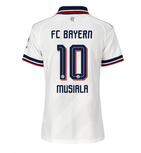 Strój piłkarski Bayern Munich Jamal Musiala #10 Koszulka Wyjazdowej damskie 2026-27 Krótki Rękaw Strój piłkarski Bayern Munich Jamal Musiala #10 Koszulka Wyjazdowej damskie 2026-27 Krótki Rękaw