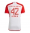 Strój piłkarski Bayern Munich Jamal Musiala #42 Koszulka Podstawowej 2023-24 Krótki Rękaw
