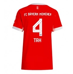 Strój piłkarski Bayern Munich Jonathan Tah #4 Koszulka Podstawowej damskie 2025-26 Krótki Rękaw