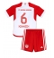 Strój piłkarski Bayern Munich Joshua Kimmich #6 Koszulka Podstawowej dziecięce 2023-24 Krótki Rękaw (+ Krótkie spodenki)