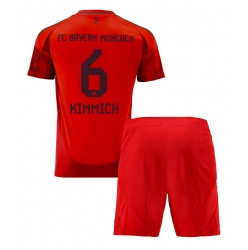 Strój piłkarski Bayern Munich Joshua Kimmich #6 Koszulka Podstawowej dziecięce 2024-25 Krótki Rękaw (+ Krótkie spodenki)