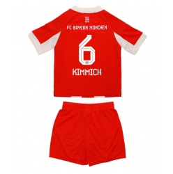 Strój piłkarski Bayern Munich Joshua Kimmich #6 Koszulka Podstawowej dziecięce 2025-26 Krótki Rękaw (+ Krótkie spodenki)