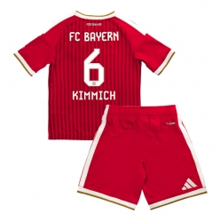 Strój piłkarski Bayern Munich Joshua Kimmich #6 Koszulka Podstawowej dziecięce 2026-27 Krótki Rękaw (+ Krótkie spodenki)