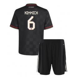 Strój piłkarski Bayern Munich Joshua Kimmich #6 Koszulka Trzeciej dziecięce 2025-26 Krótki Rękaw (+ Krótkie spodenki)