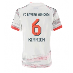 Strój piłkarski Bayern Munich Joshua Kimmich #6 Koszulka Wyjazdowej damskie 2025-26 Krótki Rękaw