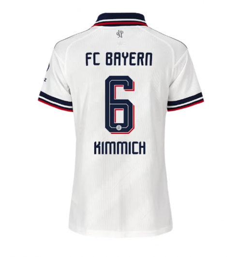 Strój piłkarski Bayern Munich Joshua Kimmich #6 Koszulka Wyjazdowej damskie 2026-27 Krótki Rękaw Strój piłkarski Bayern Munich Joshua Kimmich #6 Koszulka Wyjazdowej damskie 2026-27 Krótki Rękaw