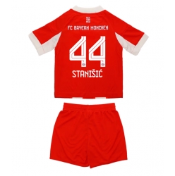 Strój piłkarski Bayern Munich Josip Stanisic #44 Koszulka Podstawowej dziecięce 2025-26 Krótki Rękaw (+ Krótkie spodenki)