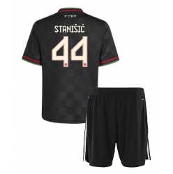 Strój piłkarski Bayern Munich Josip Stanisic #44 Koszulka Trzeciej dziecięce 2025-26 Krótki Rękaw (+ Krótkie spodenki)