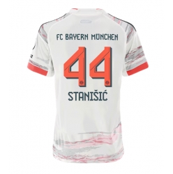 Strój piłkarski Bayern Munich Josip Stanisic #44 Koszulka Wyjazdowej damskie 2025-26 Krótki Rękaw