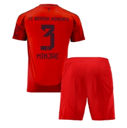 Strój piłkarski Bayern Munich Kim Min-jae #3 Koszulka Podstawowej dziecięce 2024-25 Krótki Rękaw (+ Krótkie spodenki)