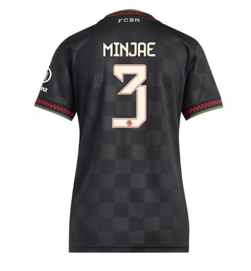 Strój piłkarski Bayern Munich Kim Min-jae #3 Koszulka Trzeciej damskie 2025-26 Krótki Rękaw Strój piłkarski Bayern Munich Kim Min-jae #3 Koszulka Trzeciej damskie 2025-26 Krótki Rękaw