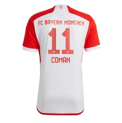 Strój piłkarski Bayern Munich Kingsley Coman #11 Koszulka Podstawowej 2023-24 Krótki Rękaw