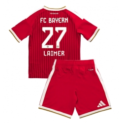 Strój piłkarski Bayern Munich Konrad Laimer #27 Koszulka Podstawowej dziecięce 2026-27 Krótki Rękaw (+ Krótkie spodenki)