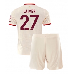 Strój piłkarski Bayern Munich Konrad Laimer #27 Koszulka Trzeciej dziecięce 2024-25 Krótki Rękaw (+ Krótkie spodenki)