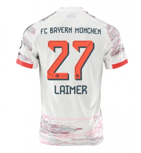 Strój piłkarski Bayern Munich Konrad Laimer #27 Koszulka Wyjazdowej 2025-26 Krótki Rękaw Strój piłkarski Bayern Munich Konrad Laimer #27 Koszulka Wyjazdowej 2025-26 Krótki Rękaw