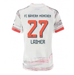 Strój piłkarski Bayern Munich Konrad Laimer #27 Koszulka Wyjazdowej damskie 2025-26 Krótki Rękaw