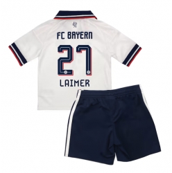 Strój piłkarski Bayern Munich Konrad Laimer #27 Koszulka Wyjazdowej dziecięce 2026-27 Krótki Rękaw (+ Krótkie spodenki)
