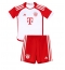 Strój piłkarski Bayern Munich Koszulka Podstawowej dziecięce 2023-24 Krótki Rękaw (+ Krótkie spodenki)