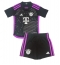 Strój piłkarski Bayern Munich Koszulka Wyjazdowej dziecięce 2023-24 Krótki Rękaw (+ Krótkie spodenki)