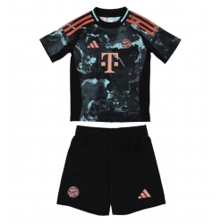 Strój piłkarski Bayern Munich Koszulka Wyjazdowej dziecięce 2024-25 Krótki Rękaw (+ Krótkie spodenki)