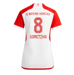 Strój piłkarski Bayern Munich Leon Goretzka #8 Koszulka Podstawowej damskie 2023-24 Krótki Rękaw