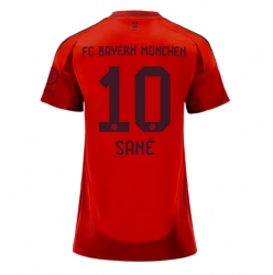 Strój piłkarski Bayern Munich Leroy Sane #10 Koszulka Podstawowej damskie 2024-25 Krótki Rękaw