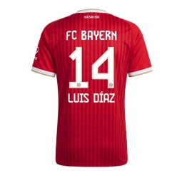 Strój piłkarski Bayern Munich Luis Diaz #14 Koszulka Podstawowej damskie 2026-27 Krótki Rękaw