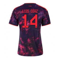 Strój piłkarski Bayern Munich Luis Diaz #14 Koszulka Trzeciej damskie 2026-27 Krótki Rękaw