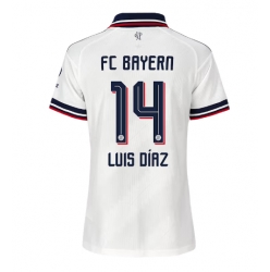 Strój piłkarski Bayern Munich Luis Diaz #14 Koszulka Wyjazdowej damskie 2026-27 Krótki Rękaw