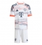 Strój piłkarski Bayern Munich Luis Diaz #14 Koszulka Wyjazdowej dziecięce 2025-26 Krótki Rękaw (+ Krótkie spodenki)