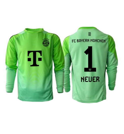 Strój piłkarski Bayern Munich Manuel Neuer #1 Bramkarskie Koszulka Podstawowej 2025-26 Długi Rękaw Strój piłkarski Bayern Munich Manuel Neuer #1 Bramkarskie Koszulka Podstawowej 2025-26 Długi Rękaw