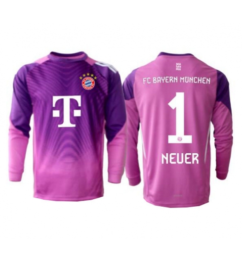 Strój piłkarski Bayern Munich Manuel Neuer #1 Bramkarskie Koszulka Trzeciej 2025-26 Długi Rękaw Strój piłkarski Bayern Munich Manuel Neuer #1 Bramkarskie Koszulka Trzeciej 2025-26 Długi Rękaw