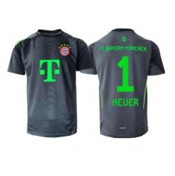 Strój piłkarski Bayern Munich Manuel Neuer #1 Bramkarskie Koszulka Wyjazdowej 2025-26 Krótki Rękaw