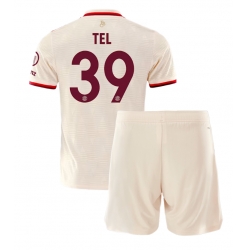 Strój piłkarski Bayern Munich Mathys Tel #39 Koszulka Trzeciej dziecięce 2024-25 Krótki Rękaw (+ Krótkie spodenki)