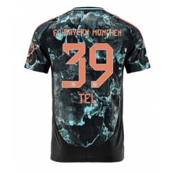 Strój piłkarski Bayern Munich Mathys Tel #39 Koszulka Wyjazdowej 2024-25 Krótki Rękaw