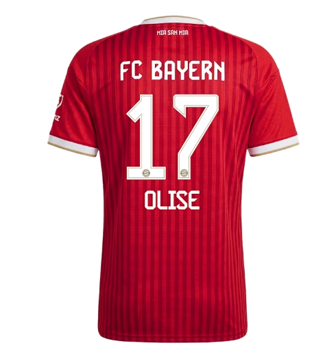 Strój piłkarski Bayern Munich Michael Olise #17 Koszulka Podstawowej damskie 2026-27 Krótki Rękaw Strój piłkarski Bayern Munich Michael Olise #17 Koszulka Podstawowej damskie 2026-27 Krótki Rękaw