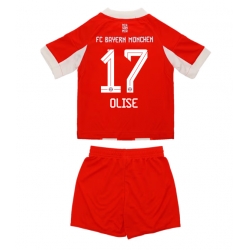 Strój piłkarski Bayern Munich Michael Olise #17 Koszulka Podstawowej dziecięce 2025-26 Krótki Rękaw (+ Krótkie spodenki)