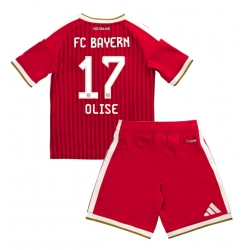 Strój piłkarski Bayern Munich Michael Olise #17 Koszulka Podstawowej dziecięce 2026-27 Krótki Rękaw (+ Krótkie spodenki)