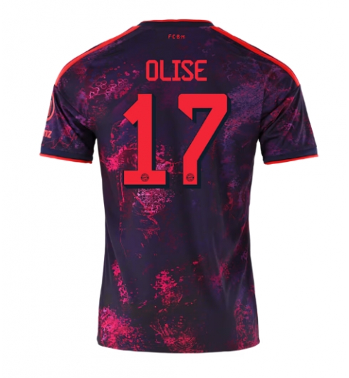 Strój piłkarski Bayern Munich Michael Olise #17 Koszulka Trzeciej 2026-27 Krótki Rękaw Strój piłkarski Bayern Munich Michael Olise #17 Koszulka Trzeciej 2026-27 Krótki Rękaw