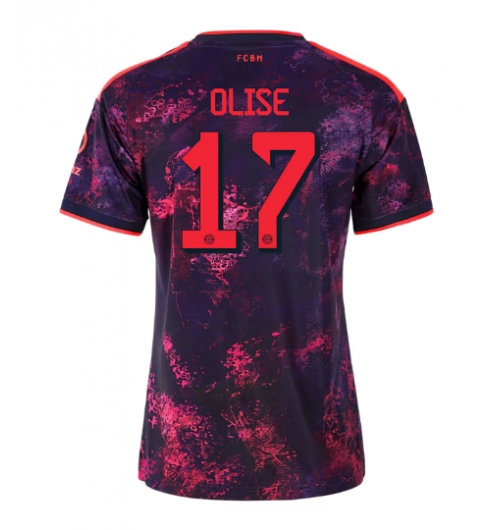 Strój piłkarski Bayern Munich Michael Olise #17 Koszulka Trzeciej damskie 2026-27 Krótki Rękaw Strój piłkarski Bayern Munich Michael Olise #17 Koszulka Trzeciej damskie 2026-27 Krótki Rękaw