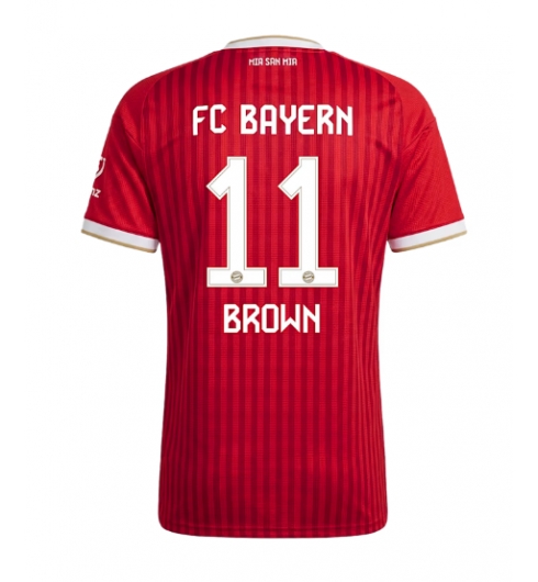Strój piłkarski Bayern Munich Nathaniel Brown #11 Koszulka Podstawowej damskie 2026-27 Krótki Rękaw Strój piłkarski Bayern Munich Nathaniel Brown #11 Koszulka Podstawowej damskie 2026-27 Krótki Rękaw