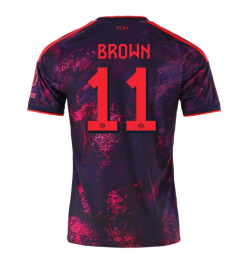 Strój piłkarski Bayern Munich Nathaniel Brown #11 Koszulka Trzeciej 2026-27 Krótki Rękaw Strój piłkarski Bayern Munich Nathaniel Brown #11 Koszulka Trzeciej 2026-27 Krótki Rękaw