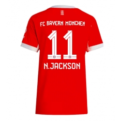 Strój piłkarski Bayern Munich Nicolas Jackson #11 Koszulka Podstawowej damskie 2025-26 Krótki Rękaw